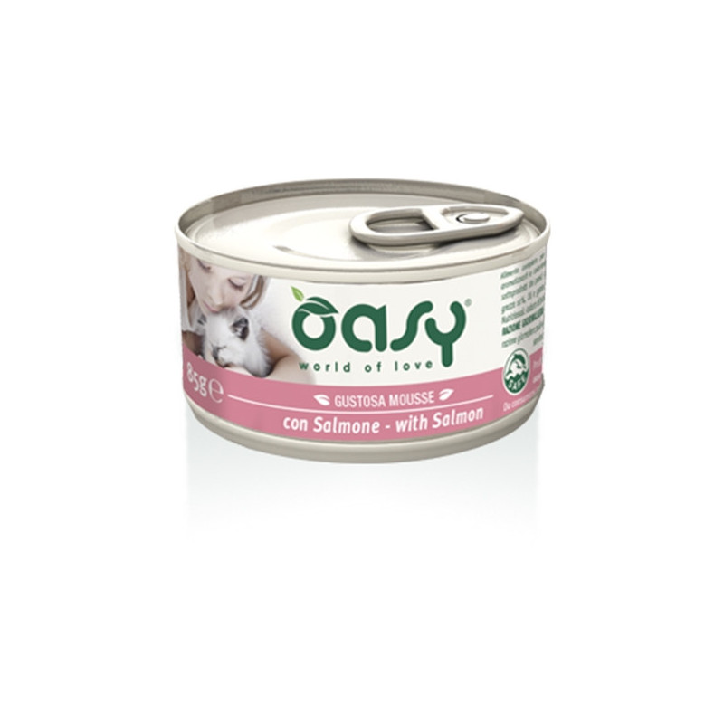 OASY Gustosa Mousse con Salmone 85 gr. - 