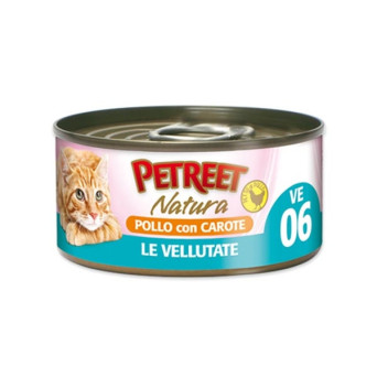 PETREET Natura le Vellutate Pollo con Carote 70 gr. - 