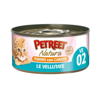 PETREET Natura le Vellutate Tonno con Carote 70 gr. - 