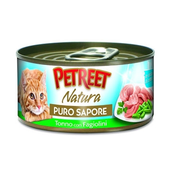 PETREET Natura Puro Sapore Tonno con Fagiolini 70 gr. - 