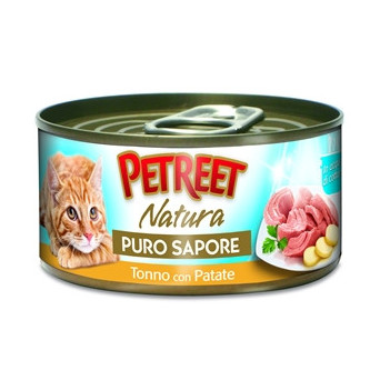 PETREET Natura Puro Sapore Tonno con Patate 70 gr. - 