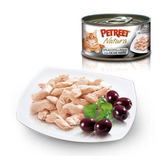 PETREET Natura Sfilaccetti di Pollo con Gamberetti 70 gr. - 