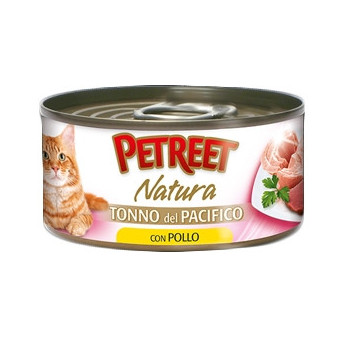 PETREET Natura Tonno del Pacifico con Pollo 70 gr. - 