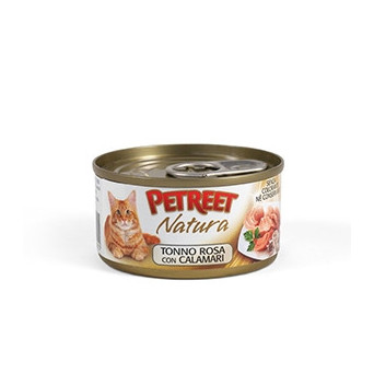 PETREET Natura Tonno Rosa con Calamari 70 gr. - 