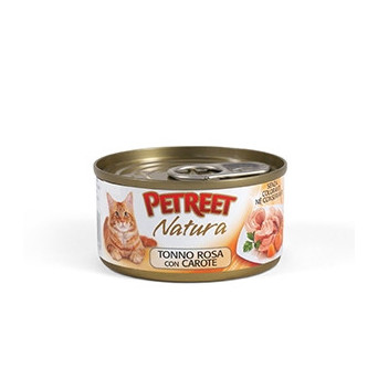 PETREET Natura Tonno Rosa con Carote 70 gr.