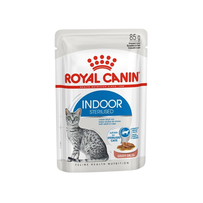 ROYAL CANIN Indoor Sterilized Straccetti in Salsa 85 gr. - 