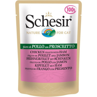 SCHESIR Filetti di Pollo con Prosciutto in Gelatina 50 gr.