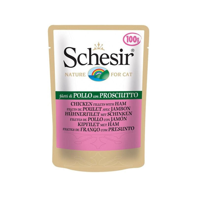 SCHESIR Filetti di Pollo con Prosciutto in Gelatina 50 gr. - 