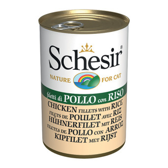 SCHESIR Filetti di Pollo con Riso in Gelatina 140 gr.