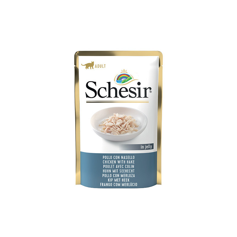 SCHESIR Filetti di Pollo e Nasello in Gelatina 85 gr. - 