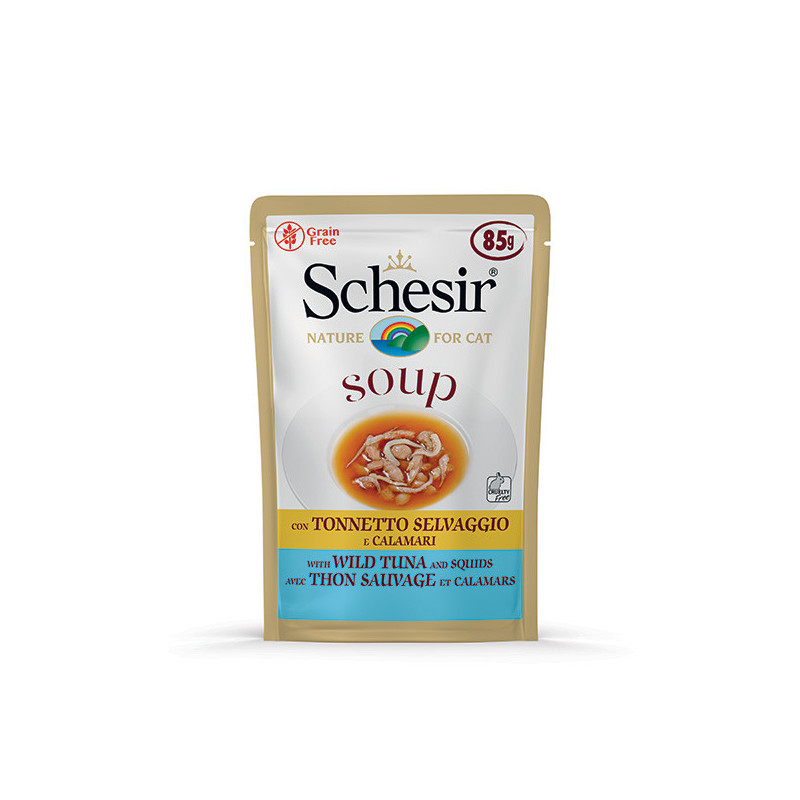 SCHESIR Soup con Tonnetto Selvaggio e Calamari 85 gr. - 