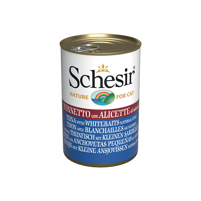 SCHESIR Tonnetto con Alicette al Naturale in Acqua di Cottura 140 gr. - 