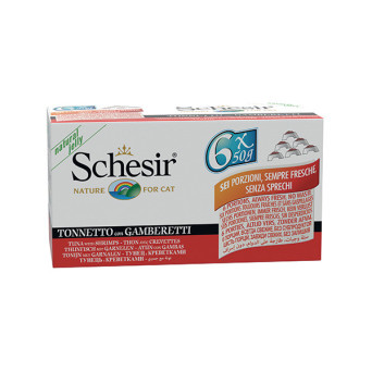 SCHESIR Tonnetto con Gamberetti (6 lattine da 50 gr.)