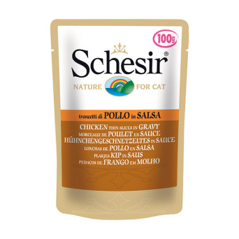 SCHESIR Hähnchenscheiben in natürlicher Sauce 85 gr.