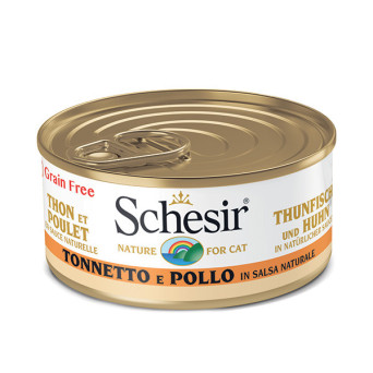 SCHESIR Tonnetto e Pollo in Salsa Naturale 70 gr.