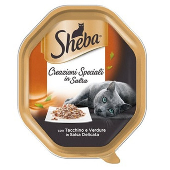 SHEBA Creazioni Speciali con Tacchino e Verdure in Salsa Delicata 85 gr. - 