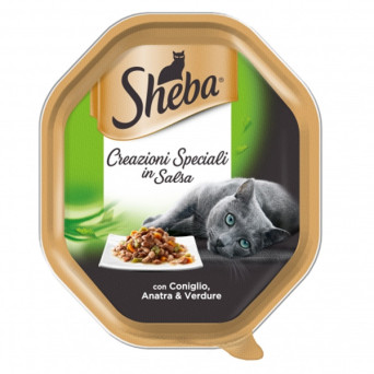 SHEBA Creazioni Speciali in Salsa con Anatra e Verdure 85 gr. - 