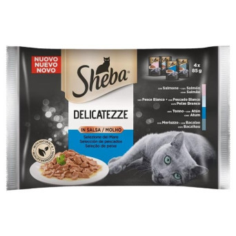 SHEBA Delicatezze in Salsa Selezione del Mare 85 gr. - 