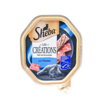 SHEBA Les Creation Patè con Bocconcini di Tonno 85 gr. - 