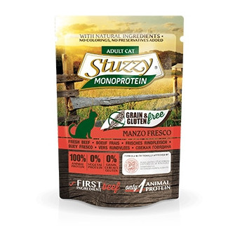 STUZZY CAT Monoprotein Grain & Gluten Free Manzo Fresco 85 gr. - 