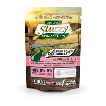 STUZZY CAT Monoprotein Grain & Gluten Free Prosciutto 85 gr. - 