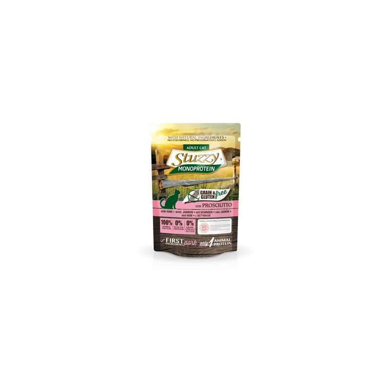 STUZZY CAT Monoprotein Grain & Gluten Free Prosciutto 85 gr. - 