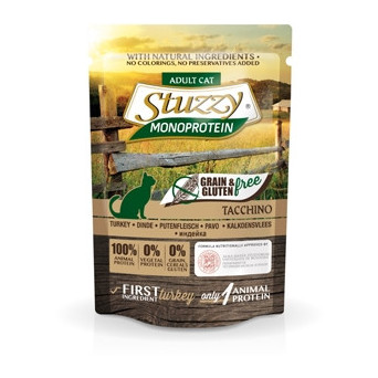 STUZZY CAT Monoprotein Getreide & Glutenfrei Truthahn 85 gr.