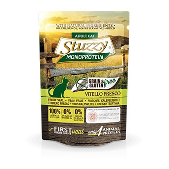 STUZZY CAT Monoprotein Grain & Gluten Free Vitello Fresco 85 gr. - 