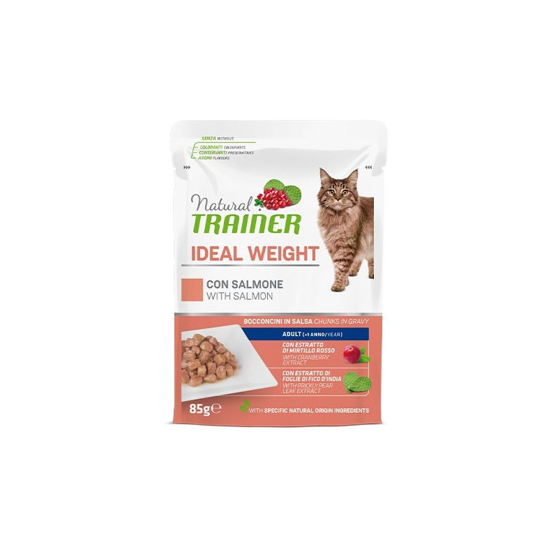 TRAINER Natural Ideal Weight Adult con Salmone 85 gr. - 