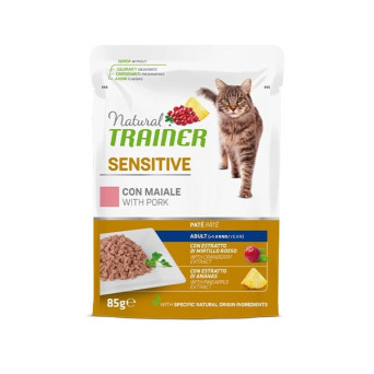 TRAINER Natural Sensitive Adult con Maiale 85 gr. - 