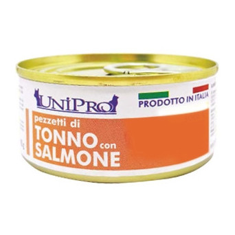 UNIPRO Pieces of Tuna with Salmon 85 gr.