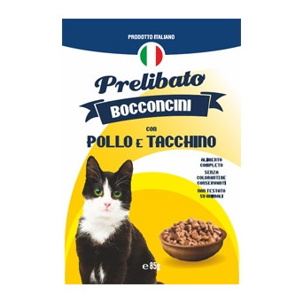 UNIPRO Prelibato Bocconcini con Pollo e Tacchino 85 gr.