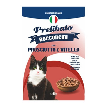 UNIPRO Prelibato Bocconcini con Prosciutto e Vitello 85 gr.