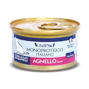 UNIPRO Unicamente Agnello Sterilizzati o Sovrappeso 85 gr.