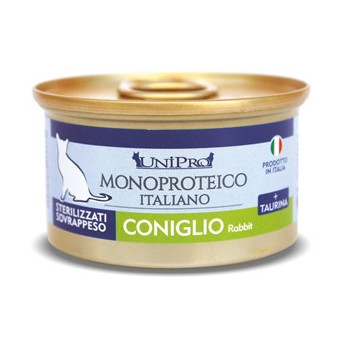 UNIPRO Unicamente Coniglio Sterilizzati o Sovrappeso 85 gr. - 