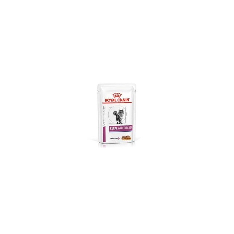 royal canin renal gatto pollo 12 x 85 gr umido - 