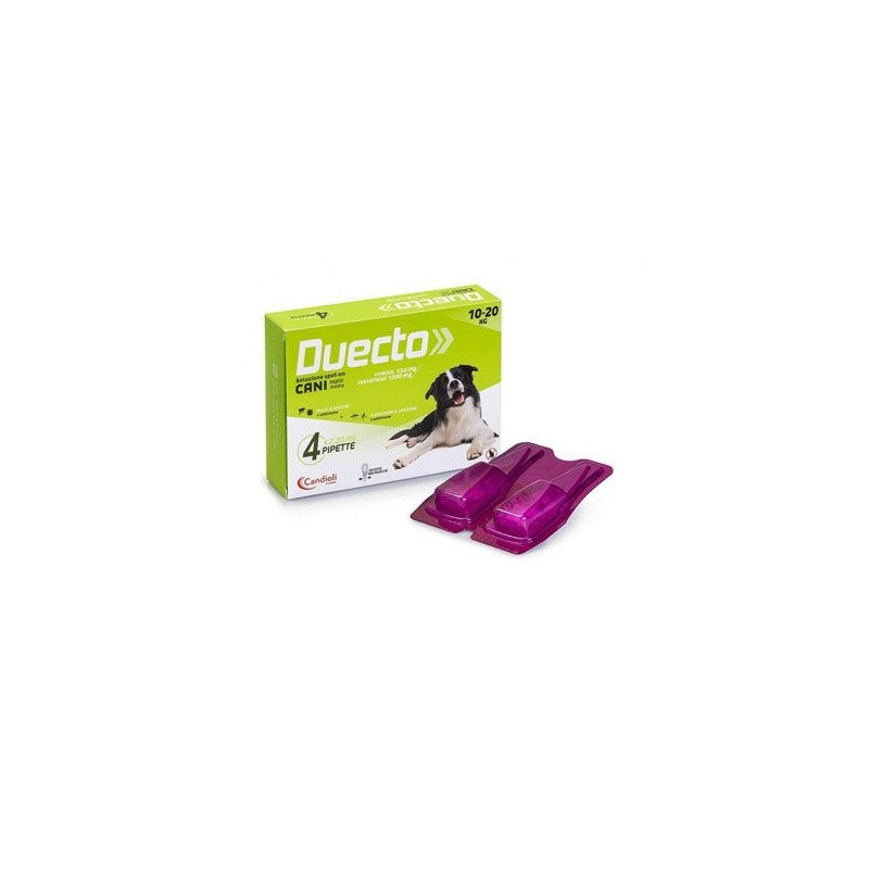 CANDIOLI Duecto Spot-on Medium 10/20 kg 4 pipette - 