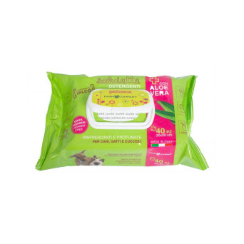 Farm Company Aloe and Talc Wet Wipes 40 Pcs.