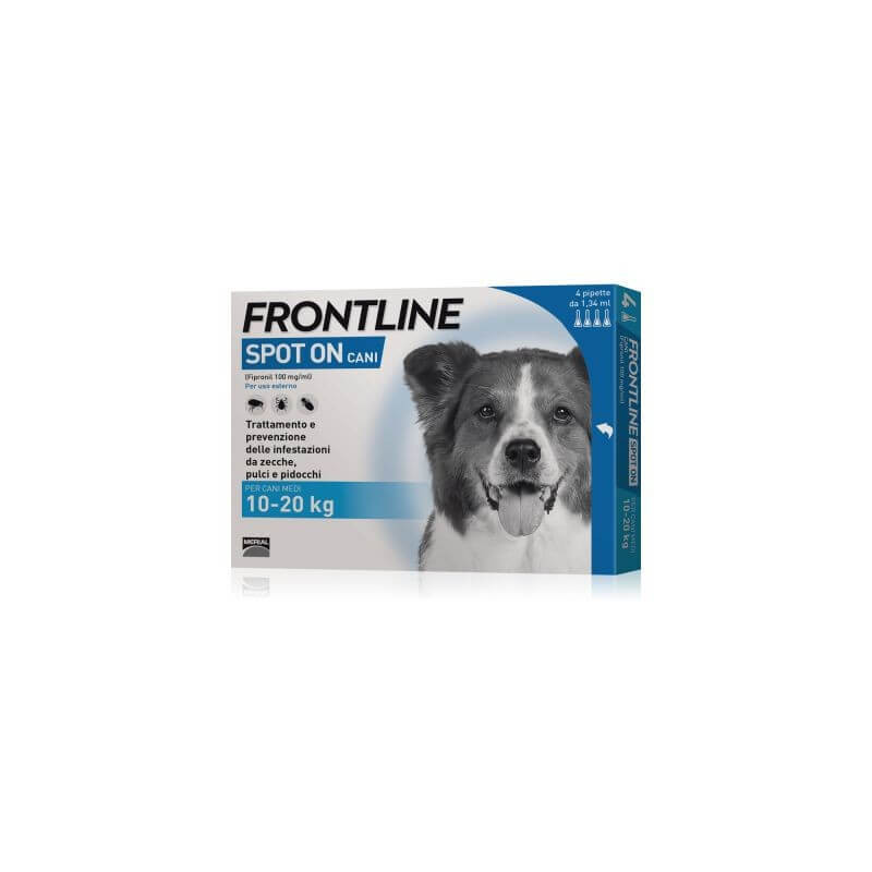 Frontline spot on cani medi 4 pipette 1,34 ml 10-20 kg - 