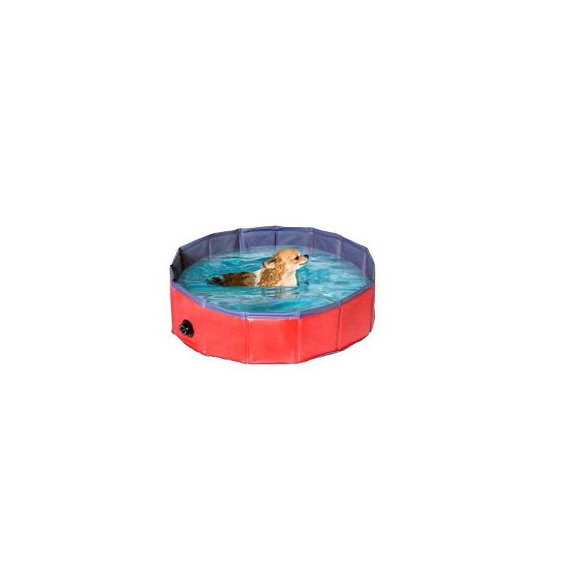 CAMON Doggy Pool Piscina per Cani ø 120 x H 30 cm - 