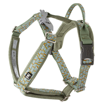 HURTTA Harness Razzle Dazzle Y Hedge green 68/80 cm. - 