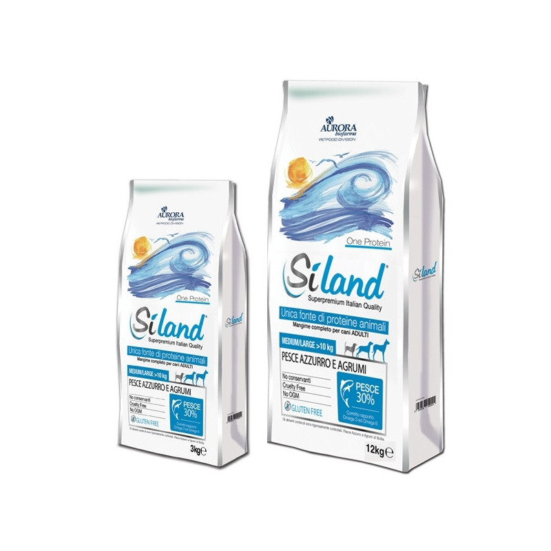 AURORA BIOFARMA Diet Siland Medium / Large Adult Blue Fish and Citrus Fruits 12 kg - 