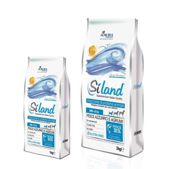 AURORA BIOFARMA Diät Siland Mini Adult Blauer Fisch und Zitrusfrüchte 3 kg. - 