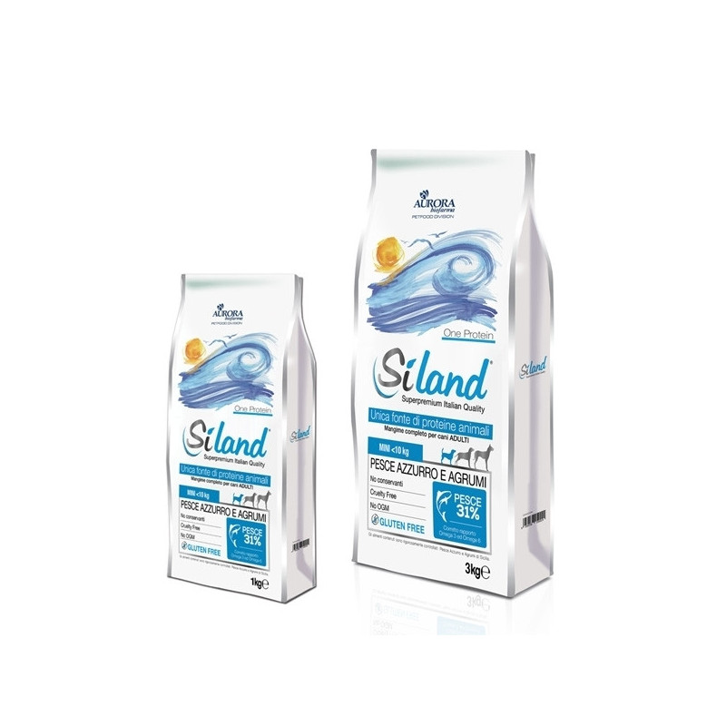 AURORA BIOFARMA Diät Siland Mini Adult Blauer Fisch und Zitrusfrüchte 3 kg. - 