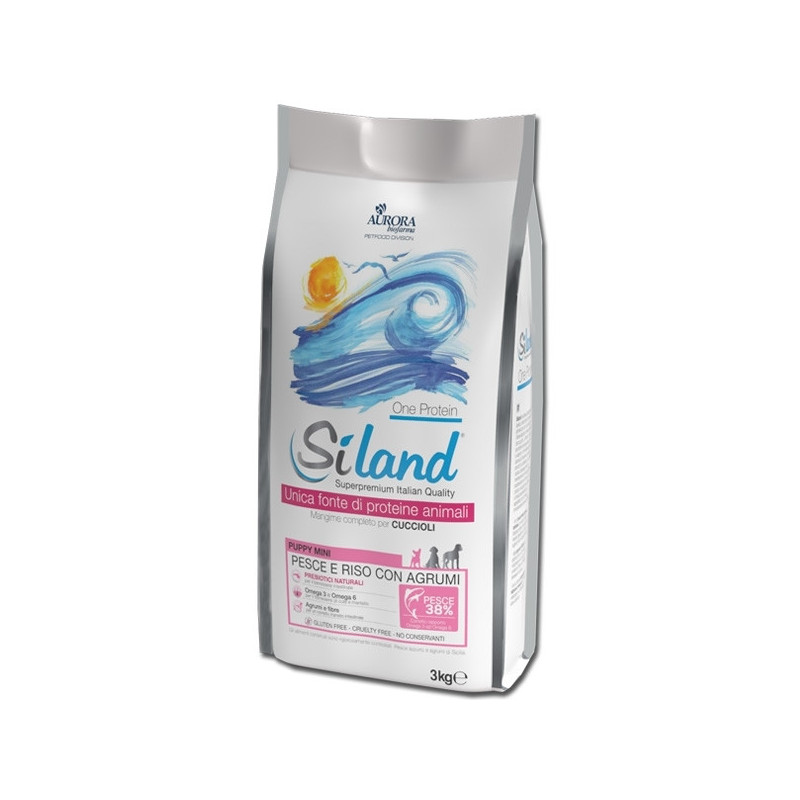 AURORA BIOFARMA Siland Puppy Mini mit Fisch & Reis mit Zitrusfrüchten 3 kg - 