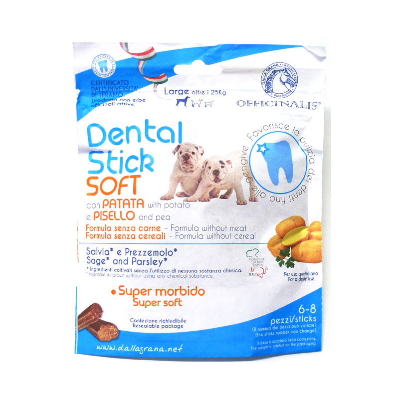 BRUNO DALLA GRANA Dental Stick SOFT Grain Free per cani Taglia L - 