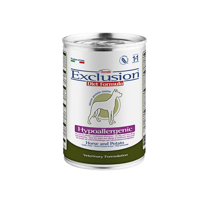 EXCLUSION Diet Hypoallergenic Cavallo Patate 400 gr - 