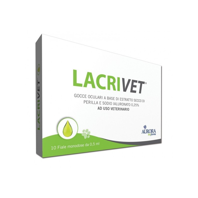 Aurora biofarma lacrivet gocce oculari 3X 10 fiale 0,5 ml - 