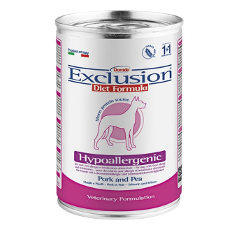 EXCLUSION Diet Hypoallergenic Pig peas from 400 gr. - 