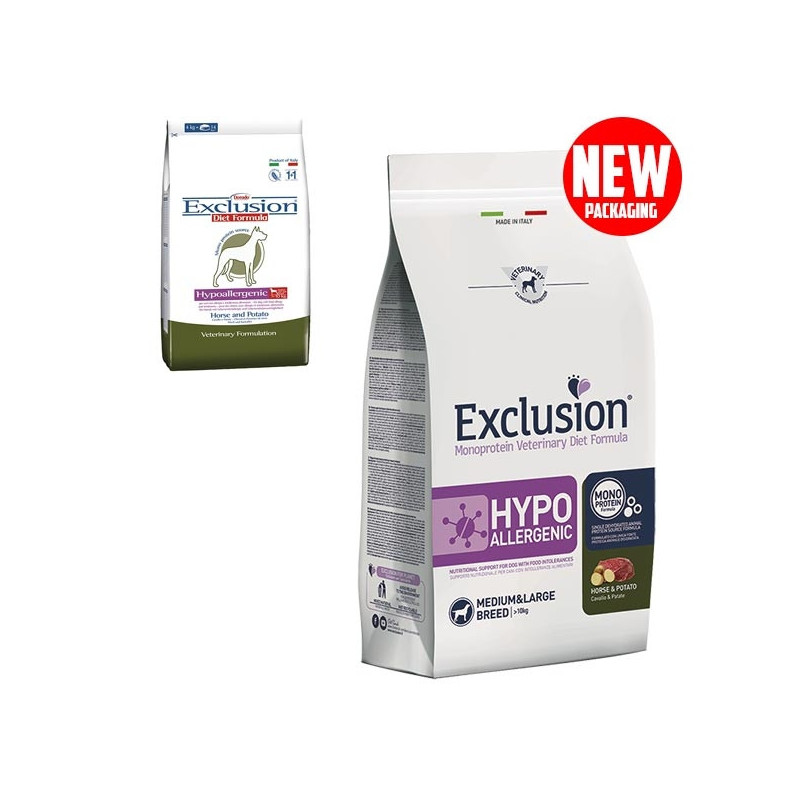 Exclusion diet hypoallergenic horse potatoes medium large 12 kg - 